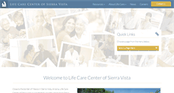 Desktop Screenshot of lifecarecenterofsierravista.com